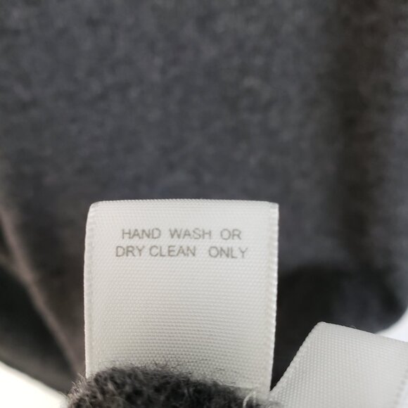 KOKUN 100% Cashmere Sweater Dress Tunic Knit Gray size S Relaxed Fit Lagenlook - Picture 10 of 11